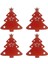 Yeşil Kar Tanesi 4 Adet Noel Ağacı Çatal Bıçak Çatal Kapakları Masa Süsü Noel Sofra Dekorasyon Tutucu Çanta Ev Için Noel Süslemeleri (Yurt Dışından) 3