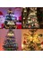 Altın-Renkli 2m LED Noel Şerit Dize Işıklar 2023 Noel Noel Ağacı Dekorasyon Dıy Dantel Yaylar Kolye Hediye Bronzlaştırıcı Çift Katmanlı Şerit (Yurt Dışından) 4