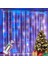 Renk 1MX3M Noel Çelenk Perde Işık Merry Christmas Süslemeleri Ev Noel Süs Noel Hediyeleri Navidad 2022 Yeni Yıl 2023 (Yurt Dışından) 2