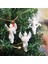 Noel Takım Elbise 3 Adet/takım Geyik Çekme Sepeti Küçük Elk Beyaz Melek Bebek Yılbaşı Ağacı Kolye Ev Noel Partisi Düğün Süslemeleri Çocuklar Hediye Navidad (Yurt Dışından) 1