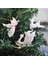 Noel Takım Elbise 3 Adet/takım Geyik Çekme Sepeti Küçük Elk Beyaz Melek Bebek Yılbaşı Ağacı Kolye Ev Noel Partisi Düğün Süslemeleri Çocuklar Hediye Navidad (Yurt Dışından) 3