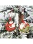 Retro Kardan Adam 1 Huadodo 4 Adet Yaratıcı Noel Baba ve Kardan Adam Ahşap Noel Kolye Süsleme Noel Ağacı Süsler Dekorasyon Çocuk Oyuncakları (Yurt Dışından) 3