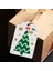 T 100 Adet Merry Christmas Etiketleri Kraft Kağıt Kartı Hediye Etiketi Halat Noel Ağacı Askı Süsleri Noel Yeni Yıl 2023 Dekorasyon (Yurt Dışından) 4