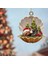 H Bir Boyut Yaratıcı Ağaç Noel Süslemeleri Bir Noel Sahnesinde Sevimli Uyuyan Köpek-Inci Asılı Kolye Yeni Yıl Navidad (Yurt Dışından) 1