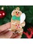SD02 1 Takım Zencefilli Kurabiye Adam Noel Ağacı Pvc Süsler Dize Merry Christmas Ağacı Yumuşak Oturma Odası Parti Ev Dekor Malzemeleri (Yurt Dışından) 4