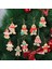 SD02 1 Takım Zencefilli Kurabiye Adam Noel Ağacı Pvc Süsler Dize Merry Christmas Ağacı Yumuşak Oturma Odası Parti Ev Dekor Malzemeleri (Yurt Dışından) 5