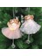 712 - Pembe Melek Yeni Yıl 2024 Hediyeleri Noel Melek Bebekler Noel Ağacı Süsleri Ev Için Noel Süslemeleri Navidad 2023 Natal Noel Deco Doll (Yurt Dışından) 2