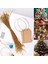 05 100 Adet 100 Adet Noel Halat Polyester Dize Iplik Kordon Hattı Noel Ağacı Topu Halatlar Asılı Kolye Süsleme Etiketi Etiket Dekorasyon (Yurt Dışından) 3