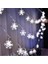 Yıldız Beyaz 6 M 40LED Noel Süslemeleri 2023 Kar Tanesi Dize Işıklar Ev Noel Ağacı Süsleme Yeni Yıl Festoon Çelenk Için Merry Christmas Dekor (Yurt Dışından) 3