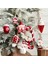 2pcs-C Noel Ağacı Süsler Beyaz Melek Bebek Kar Taneleri Kırmızı Altın Elk Topu Noel Ağacı Asılı Dekorasyon Yeni Yıl 2023 Çocuk Oyuncakları (Yurt Dışından) 1