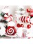Bir Festival Parti Dekoru Tatlı Hediye Noel Dev Kırmızı Beyaz Tatlı Şeker Kamışı Süs Noel Ağacı Ev Düğün Ekran Süslemeleri (Yurt Dışından) 3
