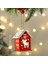 Stil 1 Yeni Noel Ahşap Ev Kolye Kardan Adam Elk Noel Baba Ayı Evi Aydınlatma Parlayan Kütük Kabin Noel Dekorasyon Malzemeleri (Yurt Dışından) 1