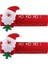 Set 06 2023 Noel Buzdolabı Kolu Noel Baba Mikrodalga Fırın Bulaşık Makinesi Kapı Kolu Kapakları Noel Partisi Yeni Yıl Dekorasyon Noel (Yurt Dışından) 3