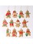 Stil 7 1 Takım Zencefilli Kurabiye Adam Süsler Noel Ağacı Süslemeleri Için Küçük Boy Zencefil Asılı Takılar Noel Ağacı Süsleme Holiday Deco (Yurt Dışından) 2