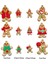 Stil 7 1 Takım Zencefilli Kurabiye Adam Süsler Noel Ağacı Süslemeleri Için Küçük Boy Zencefil Asılı Takılar Noel Ağacı Süsleme Holiday Deco (Yurt Dışından) 3