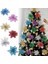 Pembe 10 cm 5 Adet 5 Adet Noel Glitter Yapay Çiçek Noel Ağacı Çiçek Dekorasyon Sahte Çiçek Ev Partisi 2022 Yeni Yıl Süsler Navidad (Yurt Dışından) 2