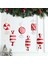 Şeker 1 Küçük Çok Stiller Sevimli Baston Şekerler Noel Topları Yılbaşı Ağacı Süslemeleri 2023 Asılı Süsleme Navidad Hediyeler Ev Dekorasyonu Yeni Yıl (Yurt Dışından) 5