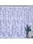 Beyaz 4m x 2m 280LED Tatil Dekorasyon USB Feston Dize Işıklar Peri Çelenk Perde Işıkları Noel Işıkları Noel Dekorasyon Ev (Yurt Dışından) 2