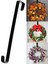 Siyah Genişlik 2.2cm 38CM Ön Kapı Için Çelenk Askısı - Cadılar Bayramı Noel Paskalya Dekorasyonu Kapı Üzeri Metal Tek Kanca Süs Çelengi Kapı Askısı (Yurt Dışından) 1