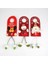 F 1 Adet Noel Süslemeleri Ev Için Noel Kapı Asılı Kolye Noel Baba Kapı Askısı Noel Ev Için Yeni Yıl 2023 Dekorasyon (Yurt Dışından) 4