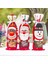 Noel Baba 2 Fengrise Ev Için Noel Süslemeleri Noel Baba Şarap Şişesi Kapağı Kardan Adam Çorap Hediye Sahipleri Noel Navidad Dekor Yeni Yıl (Yurt Dışından) 5