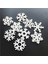4-TREE-50PCS 50PC 35MM Mix Şekil Ahşap Beyaz Kar Taneleri Noel Süsleri Noel Ahşap Kolye Ev Için Yeni Yıl Noel Melek Süslemeleri (Yurt Dışından) 3
