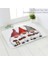 F - 009 2022 Noel Süslemeleri Ev Kapı Mat Zemin Halı Santa Kardan Adam Halıları Navidad Süsler Yeni Yıl 2023 Hediyeleri Doğum Noel (Yurt Dışından) 3