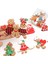 SET11-PVC 1 Takım Zencefilli Kurabiye Adam Noel Ağacı Pvc Süsler Dize Merry Christmas Ağacı Yumuşak Oturma Odası Parti Ev Dekor Malzemeleri (Yurt Dışından) 1