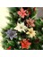 Pembe 5 Adet 5/10 Adet 13 cm Glitter Yapay Çiçek Noel Süslemeleri Ev Için Mutlu Noel Ağacı Dekorasyon Navidad 2022 Noel Süsleme (Yurt Dışından) 3