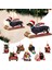 C Bir Boyut Noel Köpekler Süs Çift Taraflı Akrilik Noel Ağacı Kolye Vitray Lot Kristal Boncuk (Yurt Dışından) 5