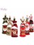 Santacoat2 Fengrise Ev Için Noel Süslemeleri Noel Baba Şarap Şişesi Kapağı Kardan Adam Çorap Hediye Sahipleri Noel Navidad Dekor Yeni Yıl (Yurt Dışından) 3
