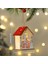 Stil 4 Yeni Noel Ahşap Ev Kolye Kardan Adam Elk Noel Baba Ayı Evi Aydınlatma Parlayan Kütük Kabin Noel Dekorasyon Malzemeleri (Yurt Dışından) 1
