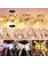 Kırmızı-Beyaz 1m LED Noel Şerit Dize Işıklar 2023 Noel Noel Ağacı Dekorasyon Dıy Dantel Yaylar Kolye Hediye Bronzlaştırıcı Çift Katmanlı Şerit (Yurt Dışından) 2