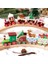 Noel Ahşap Noel Tren Süs Noel Dekorasyon Ev Için Noel Baba Bebek Hediye Oyuncaklar El Sanatları Masa Navidad Deco Noel 2022 Yeni Yıl (Yurt Dışından) 2