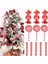 Şampanya Noel Şeker Kamışı Süslemeleri Noel Ağacı Askı Süsleri Koltuk Değneği Lolipop Kolye Ev Noel Yeni Yıl Navidad Hediyeler (Yurt Dışından) 2