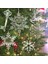 6 Adet 4.7 cm 1 Takım Noel Şeffaf Kolye Akrilik Geyik/kar Tanesi/melek Süsler Noel Ağacı Asılı Dekorasyon Noel Hediye Malzemeleri (Yurt Dışından) 1