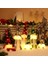 A01-KIRMIZI Kısa Bacak 1 Adet Noel Gnomes Peluş LED Parlayan Yüzü Olmayan Uzun Bacak Bebek Noel Ağacı Noel Kolye Cüce Süsler Parti Süslemeleri (Yurt Dışından) 2