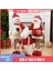391-1 1 Adet Büyük Boy Noel Bebek Geri Çekilebilir Noel Baba Kardan Adam Elk Noel Figürleri Noel Dekorasyon Çocuk Için Hediye Noel Ağacı Süsleme (Yurt Dışından) 2