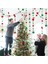 Kar Tanesi Gümüş 2021 Navidad Dekor 4m Twinkle Yıldız Kağıt Çelenk Asılı Süsler Merry Christmas Süslemeleri Ev Yeni Yıl 2022 Malzemeleri Için (Yurt Dışından) 3