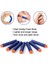 Gözeneksiz Mavi 10 Adet 10/50/100 Adet Nerf Bullets Eva Yumuşak Içi Boş Delik Kafa 7.2 cm Dolum Mermi Dart Nerf Oyuncak Tabanca Aksesuarları Nerf Blasters Için (Yurt Dışından) 4