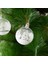 B05 6 Adet 6 cm Narin Şeffaf Beyaz Plastik Noel Ağacı Tema Boyama Noel Topları Noel Ağacı Dekor Askı Süsleri (Yurt Dışından) 4