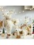 366-3 Elk Noel Partisi Dekorasyon Bebek Noel Dekorasyon Ağacı Için Noel Baba Kardan Adam Oyuncaklar Figürler Decorazioni (Yurt Dışından) 1