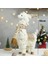 366-3 Elk Noel Partisi Dekorasyon Bebek Noel Dekorasyon Ağacı Için Noel Baba Kardan Adam Oyuncaklar Figürler Decorazioni (Yurt Dışından) 2