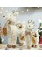 366-3 Elk Noel Partisi Dekorasyon Bebek Noel Dekorasyon Ağacı Için Noel Baba Kardan Adam Oyuncaklar Figürler Decorazioni (Yurt Dışından) 3