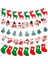 Noel Banner 20 Noel Banner 2023 Ev Için Merry Christmas Süslemeleri Çelenk Noel Baba Navidad Doğum Noel Hediyesi Noel Dekor Yeni Yıl 2024 (Yurt Dışından) 2