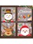18 Noel Cam Çıkartmaları Ev Dekor Süsler Noel Kar Tanesi Noel Baba Kapı Vitrin Etiket Yeni Yıl Noel Dekorasyon (Yurt Dışından) 5