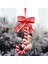 Kardan Adam Noel Süslemeleri Yumuşak Kil Noel Baba Kardan Adam Küçük Baston Şeker Kamışı Noel Ağacı Kolye Noel 2022 Süsler Ev Için (Yurt Dışından) 1
