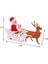 G Tipi Pil Yok Noel Elektrikli Noel Baba Tırmanma Merdiveni Peluş Bebek Yaratıcı Müzik Baba Noel Çocuk Oyuncak Hediye Yeni Yıl Dekorasyon 2023 (Yurt Dışından) 2
