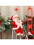 G Tipi Pil Yok Noel Elektrikli Noel Baba Tırmanma Merdiveni Peluş Bebek Yaratıcı Müzik Baba Noel Çocuk Oyuncak Hediye Yeni Yıl Dekorasyon 2023 (Yurt Dışından) 3