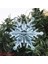 B07-7.5CM-10 Adet 10 Adet Noel Süsler Kristal Akrilik Şeffaf Kar Tanesi Kolye Noel Ağacı Asılı Dekorlar Yeni Yıl Noel Partisi Kaynağı (Yurt Dışından) 1